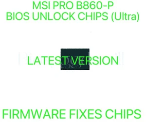 MSI PRO B860-P, NO PASSWORD FIRMWARE FIXES BIOS CHIP LATEST VERSION - Afbeelding 1 van 1
