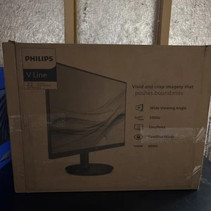 PHILIPS 22 inch Class Thin Full HD (1920 x 1080) Monitor - OPEN BOX - Picture 1 of 1