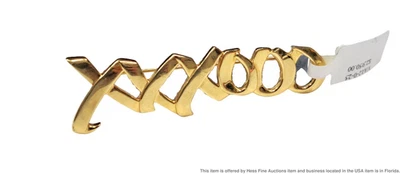 Broche Besos Abrazos Paloma Picasso XO Oro Amarillo 18k Genuino Tiffany & Co.  Foto 1 de 4