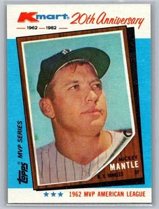 1982 Topps Kmart Anniversary MVP Mickey Mantle #1 - Picture 1 of 2