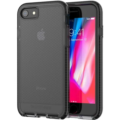 Tech21 Evo Check  Case for Apple iPhone SE (2022) SE (2020) iphone 8/7 Black - Image 1 of 4