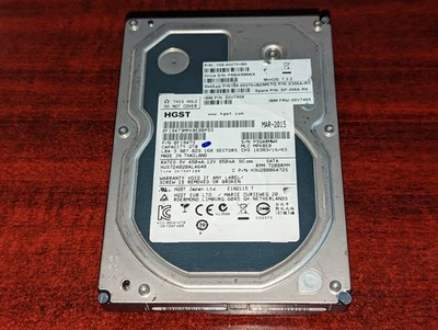 HGST 2TB 3.5" SATA Desktop PC Internal Hard Drive HUS724020ALA640 7200RPM HDD - Image 1 of 2