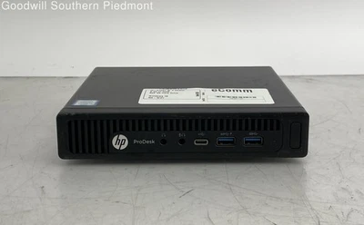 HP ProDesk 600 G2 Mini PC Intel Core i3-6100T 3.20GHz 8GB RAM 500GB HDD Win 10 - Image 1 of 4