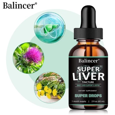 BALLENZANGE Super Liver Drops FöRdern Gesundheit Leberfunktion Hautgesundheit 60 Ml