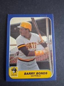 1986 Fleer Update - Barry Bonds #U-14. EX+ - NMT-MNT. READ - Foto 1 di 2