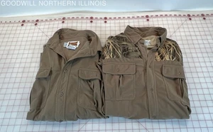 Gamehide Long Sleeve Brown & Realtree Camo Hunting Shirts Style No. 335 - Size L - Picture 1 of 9