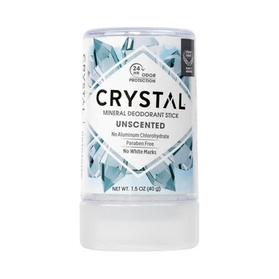Crystal Mineral Deodorant Stick Travel Size 1.5oz Unscented Natural Odor - Image 1 of 4