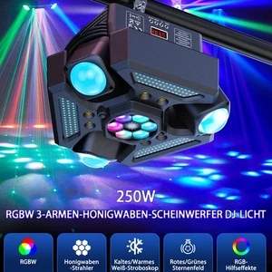 250W Moving Head Światło sceniczne DMX512 LED RGBW DJ Impreza Disco Światło Efekt laserowy - Zdjęcie 1 z 11