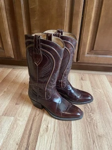 Dan Post Brown Cowboy Boots 7.5D! Made In Spain! Make An Offer! - Bild 1 von 11