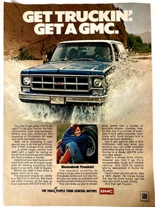 1977 GMC Jimmy Pickup Truck K1500 Print Ad 4x4 - Picture 1 of 2