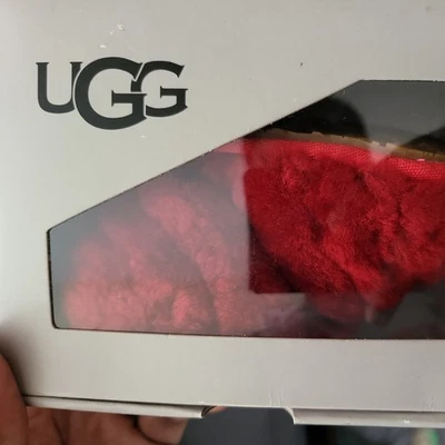 Zapatilla deportiva UGG I Fluff Yeah Slide Baby roja con cordones talla 0/1 Uggs 10985771 Foto 1 de 2