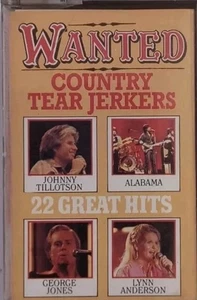 Wanted Country Tear Jerkers Vintage Cassette Tape 1991 Like New - Picture 1 of 6