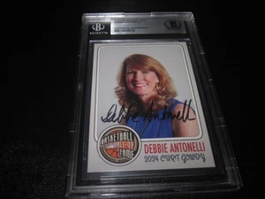 DEBBIE ANTONELLI SIGNED 2024 HALL OF FAME CARD BECKETT SLAB ENCAPSULATED -FEVER - Picture 1 of 5
