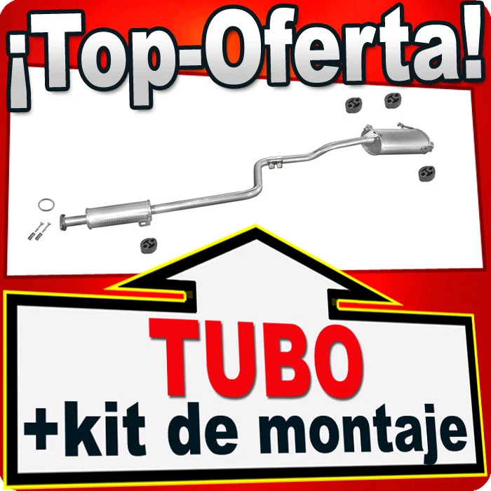 Silenciador Trasero para SUZUKI SWIFT II 1.0 1.3 HATCHBACK 5-PUERTAS 89-05 - Imagen 1 de 1