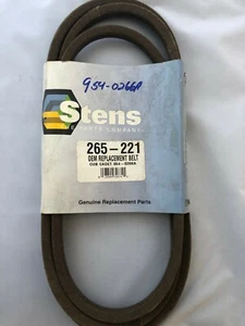 New 265-221 Stens OEM Replacement Belt for Cub Cadet 954-0266A 1/2" x 85" - Picture 1 of 2