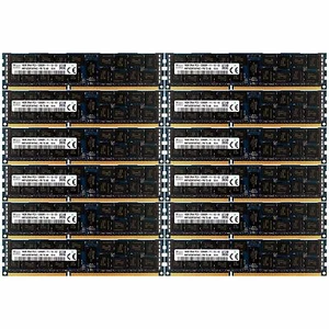 PC3-12800 12x16GB HP Proliant BL28C BL2X220C DL160 DL170E SL160Z G6 Memory Ram - Picture 1 of 1