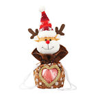 Christmas Decoration Cartoon Snowman Deer Old Man Modeling Transparent Candy