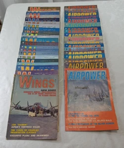 Vintage Airpower Wings Magazin 1972-1987 Konvolut 41 Militärflugzeuge - Bild 1 von 24