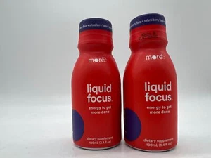 (2) More Labs Liquid Focus Get More Done Supplement, Berry, 3.4oz - Picture 1 of 3