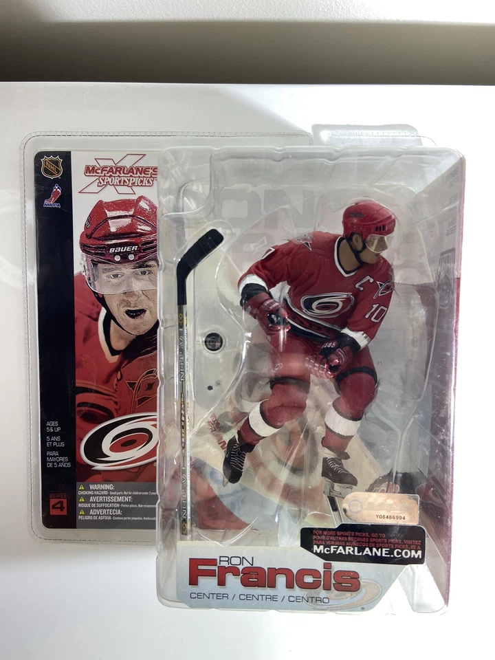 Ron Francis in Red Jersey Carolina Hurricanes NHL McFarlane Series 4 Figure 2002 Foto 1 de 4