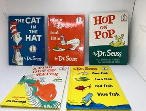 Dr. Seuss Read along Set (Hardcover) 5 Books. Various Years Copyright. - Imagen 1 de 15