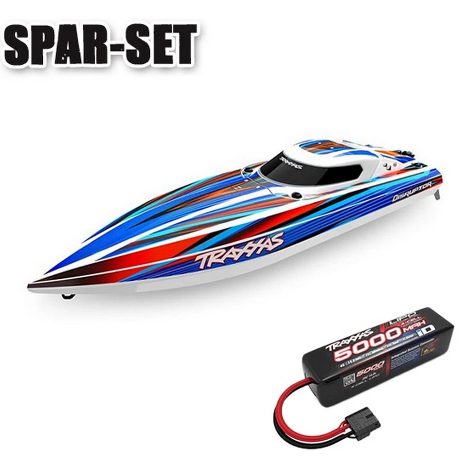 Traxxas 106064-4 Disruptor 26-Zoll V-Rumpf Rennboot - Inkl 4S LiPo Akku - blau - Bild 1 von 1
