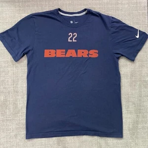 Chicago Bears Shirt Große L Blau Baumwolle Forte 22 Kurzarm Logo Nike Herren - Bild 1 von 12