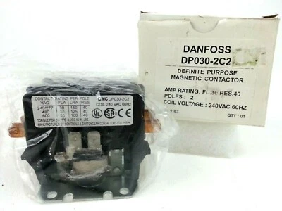 DP030-2C2 DANFOSS Magnetic Contactor 240V Coil - Next Day Option - New - Image 1 of 2