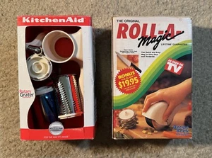 KitchenAid Rotary Grater Slicer 3 Blades & Roll-A-Magic Dicer New in Open Box - Picture 1 of 6