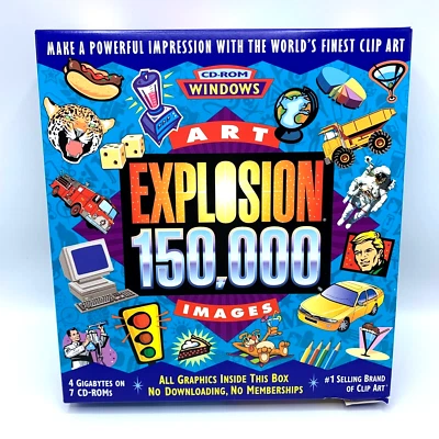 NOVA Dev. Explosion 150.000 imágenes Windows Ultimate in Quality Clip Art v7CD-ROM Foto 1 de 4