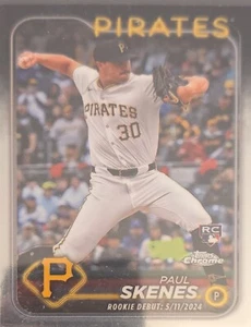 2024 Topps Chrome Update #USC27 Paul Skenes - Picture 1 of 4