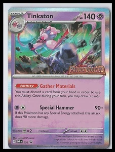 Tinkaton - 020 (Prerelease) 020 Sv: Scarlet & Violet Promo Cards Holo - Picture 1 of 2