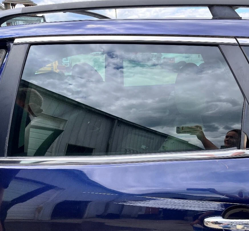 2007 08 09 10 11 12 Mazda CX-9 CX9 Left Driver Side Rear Door Glass - Imagem 1 de 1