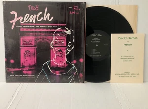 G.J.E. Sullivan FRENCH LANGUAGE RECORD  1968 Disc-Ed Shrink + Booklet VG++/VG+ - Picture 1 of 7