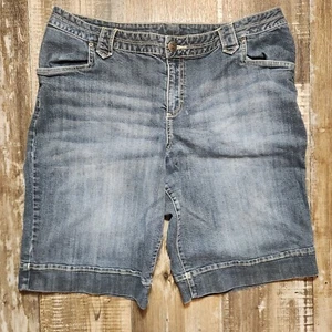 Pantalones cortos de jean para mujer Lane Bryant azul corto talla 20 - Imagen 1 de 7
