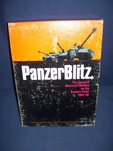 PanzerBlitz Bookcase Game Vintage 1970 Avalon Hill Not Complete Parts Only - Picture 1 of 5
