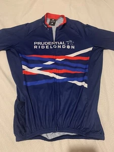 Endura Short Sleeve Full Zip Large Prudential Ride London 2016 Cycling Jersey - Picture 1 of 3