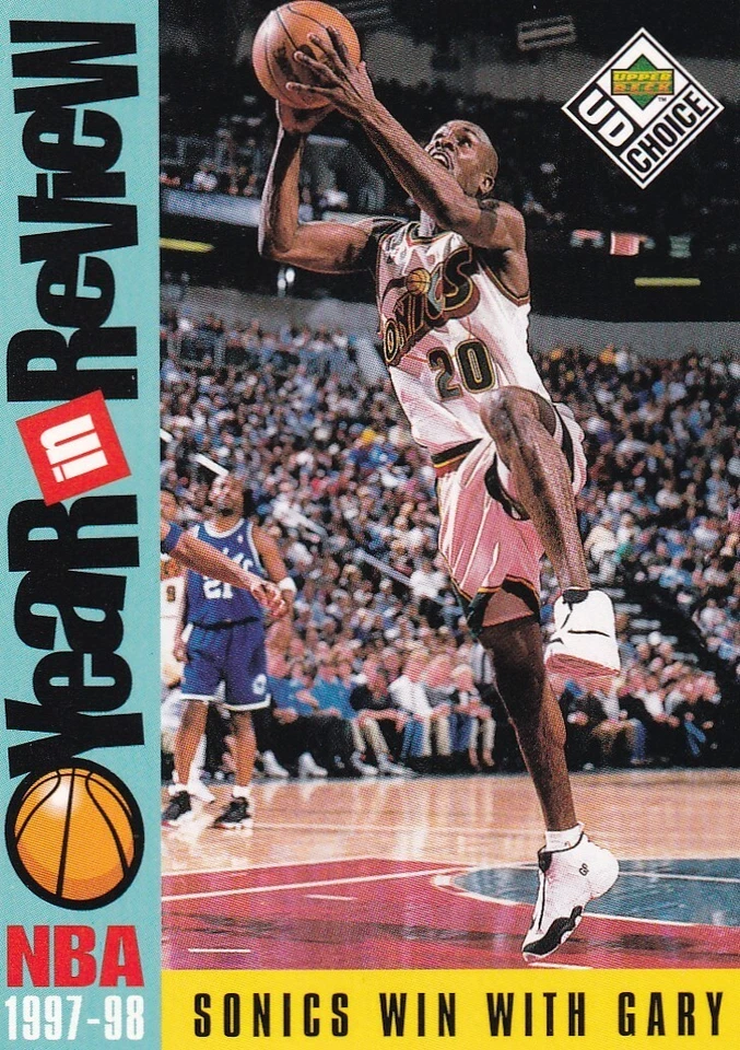 GARY PAYTON 1998-99 Upper Deck UD Choice - Image 1 of 2