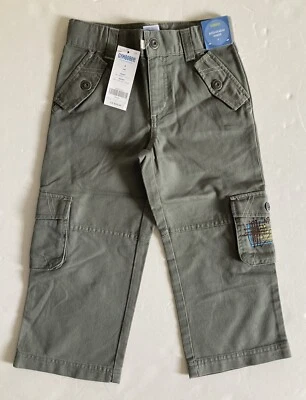 Nuevo con etiquetas Pantalones Gymboree Skate Park 4 4T Gris Patinador Costura Rodilla Foto 1 de 3