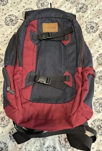 Dakine Backpack Crimson/Denim Blue/Black Straps NICE! - Picture 1 of 14