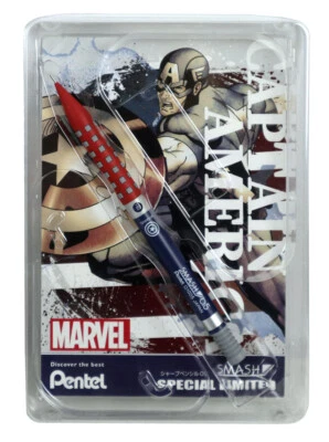 Lápiz mecánico Pentel SMASH Capitán América Japón edición limitada Marvel 0,5 mm Foto 1 de 4