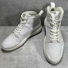 ECCO Soft 7 White Hi-Top Sneakers Runners Womens Size 9 US (40) Ankle Boots