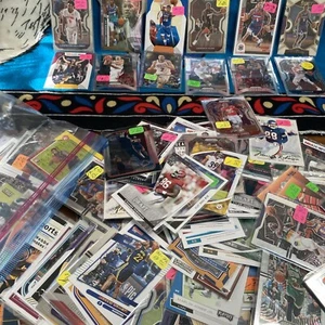 $1.99 Mystery Sports Cards Guaranteed Value 2 Cards Bask / Football Free Shipp - Picture 1 of 12