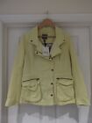 NEXT Jacket NWT Lemon Yellow Lightweight Outerwear Coat with Full Zip UK Size 10