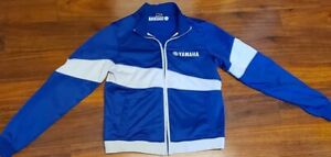 OEM Official Yamaha Motors Blue White Trim Full zip Jacket Unisex Adult Size L