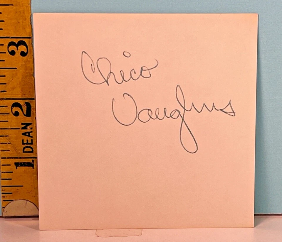 🔥 CHICO VAUGHNS Kansas City Athletics Autographed Postcard🔥 - Image 1 of 1
