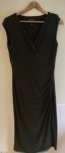 Grün Ralph Lauren Damen Größe 10 Kleid Cocktail gerissene Seite - Bild 1 von 6