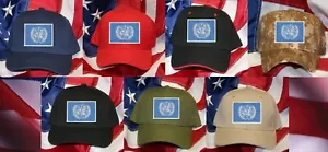 GORRA SOMBRERO BANDERA DE LAS NACIONES UNIDAS DE LA ONU EJÉRCITO DE ESTADOS UNIDOS MARINA MARINA MARINA FUERZA AÉREA USCG PIN UP - Imagen 1 de 19