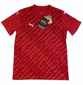 PUMA Youth Size DryCell RED Soccer Football Jersey Stripe Shirt S M L NWT - Picture 1 of 1