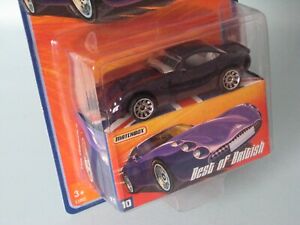 Matchbox TVR Tuscan S Purple 73mm Best of British RARE 10 Toy Model Sports Car